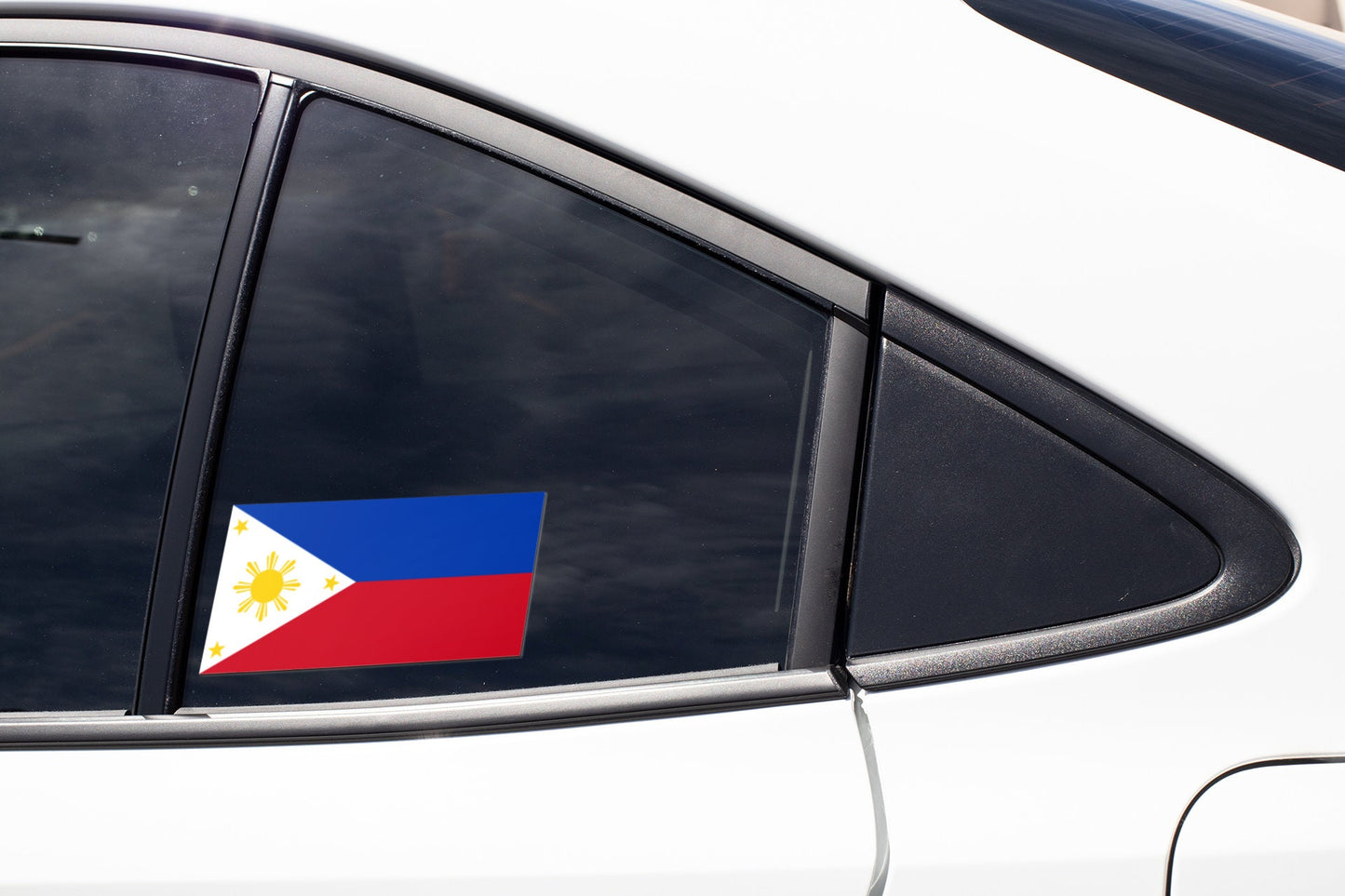 Philippines Flag Sticker Decal / Republic of the Philippines / Republika ng Pilipinas / Manila / Filipino