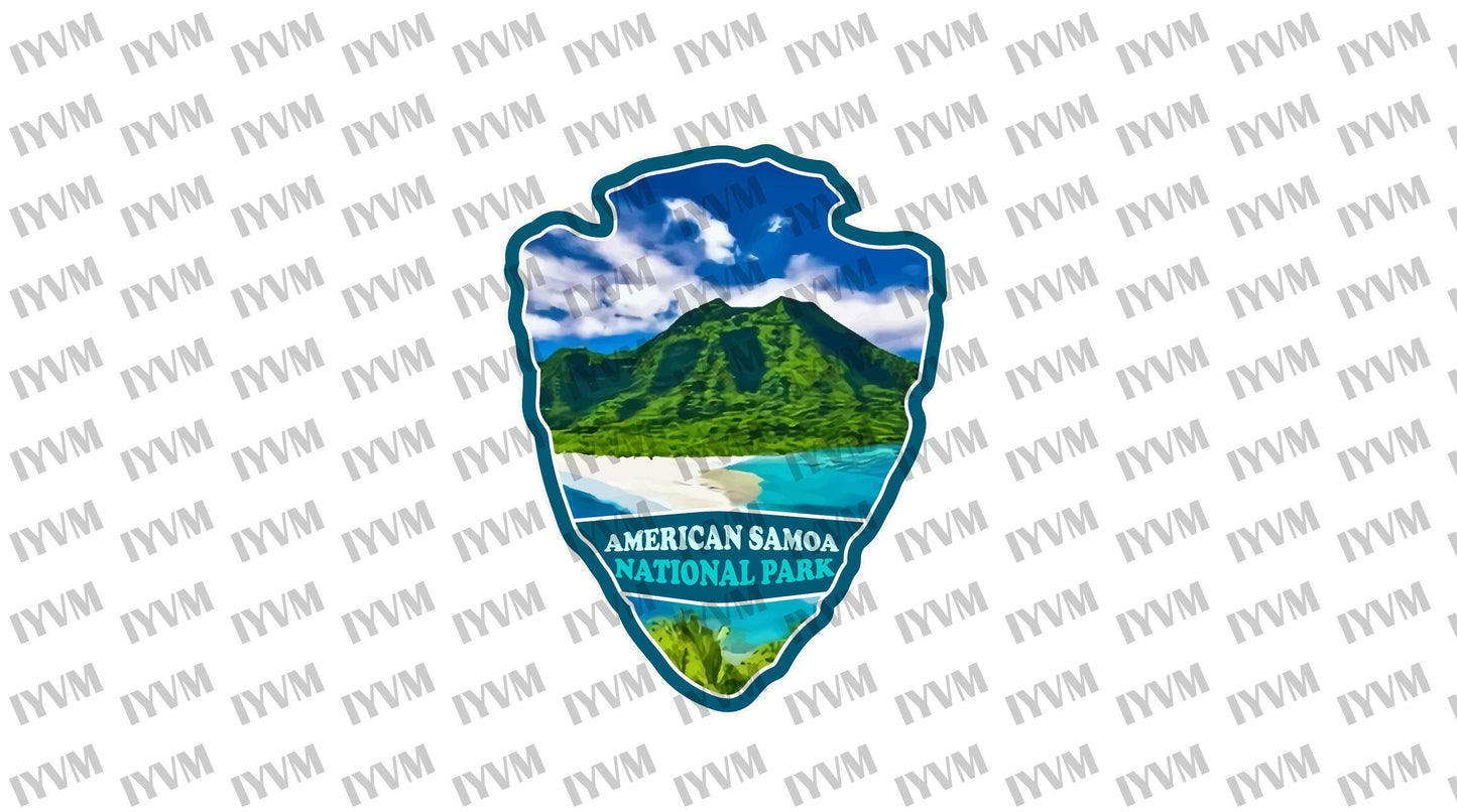 American Samoa National Park Sticker Decal - US National Parks Series