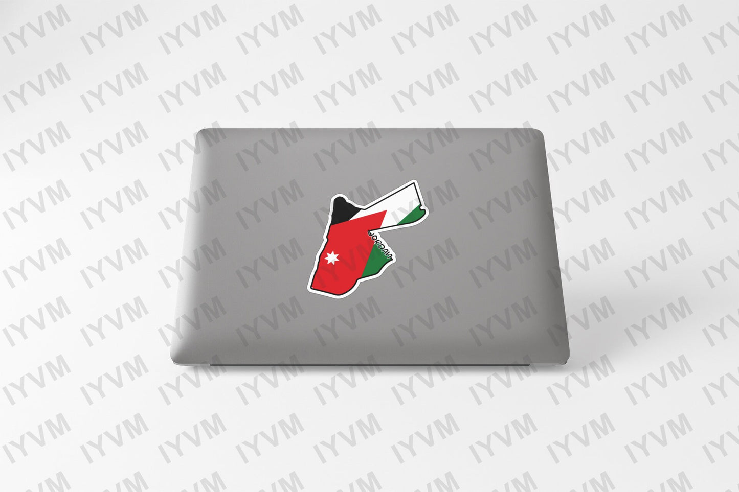 Jordan Map Flag Sticker Decal / Hashemite Kingdom of Jordan / الله، الوطن، الملك / Amman /