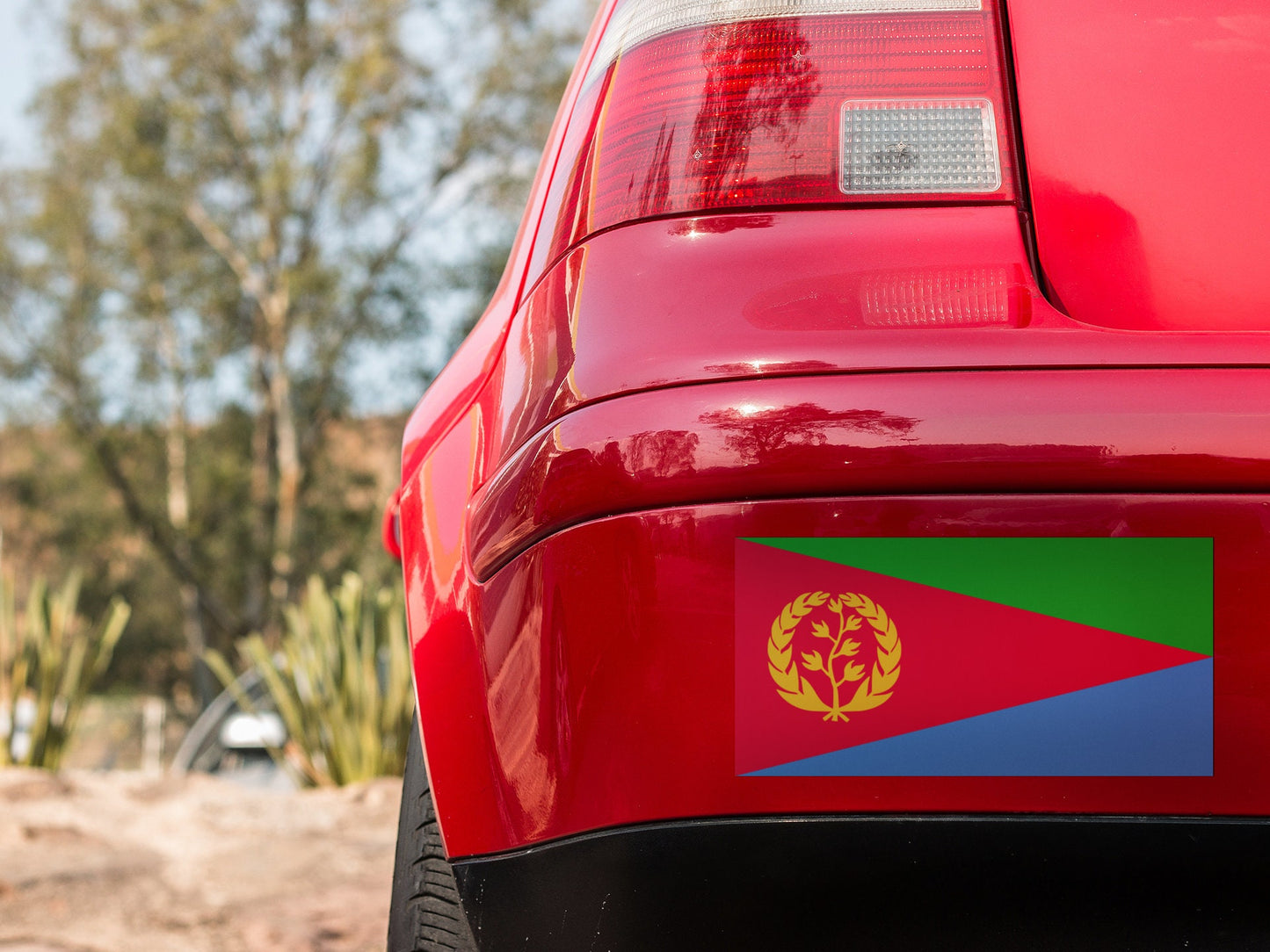 Eritrea Flag Sticker Decal / State of Eritrea / Asmara / Tigrinya / Eritrean