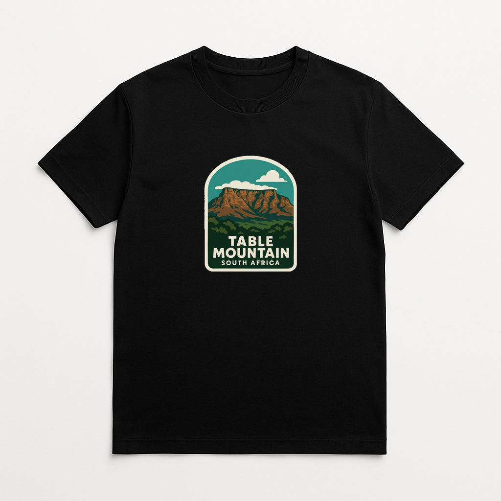 Table Mountain South Africa Iron On Heat Transfer Vinyl HTV Die-Cut Symbolic