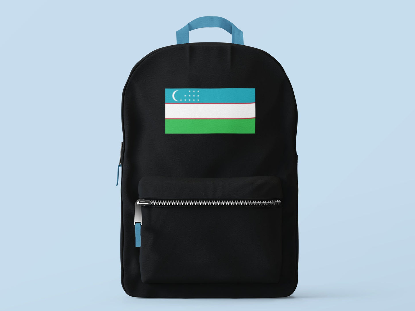 Uzbekistan Flag Iron On Heat Transfer Vinyl HTV / Republic of Uzbekistan / Tashkent / Uzbek / Uzbekistani