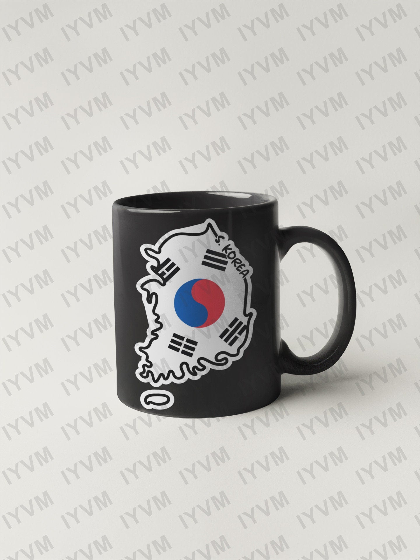 South Korea Map Flag Sticker Decal / Republic of Korea / Seoul / Korean