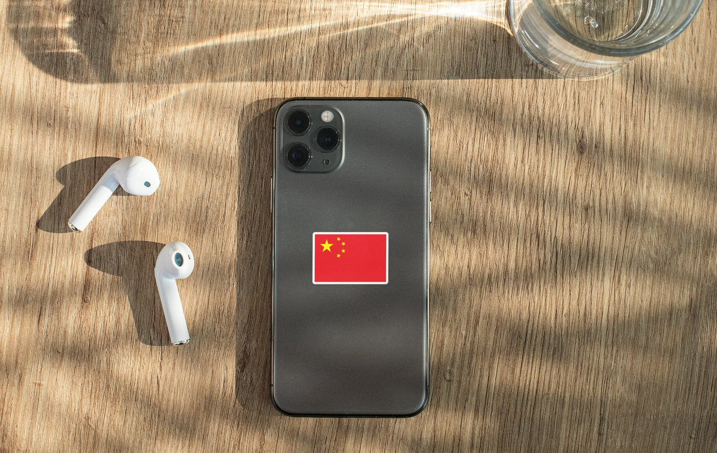 China Flag Sticker Decal / People's Republic of China / PRC / Beijing / Chinese /