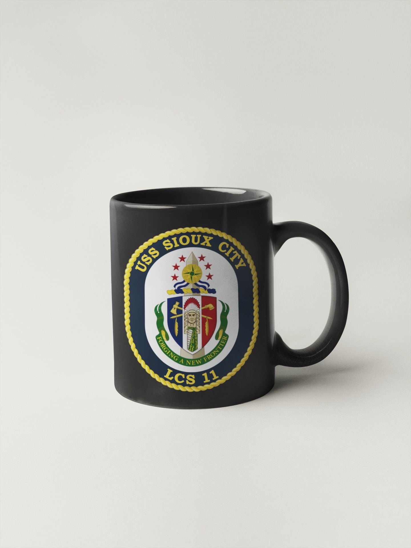 USS Sioux City LCS-11 Badge Sticker Decal Freedom Class Littoral combat ship Car Sticker Bumper Sticker for Car Emblem