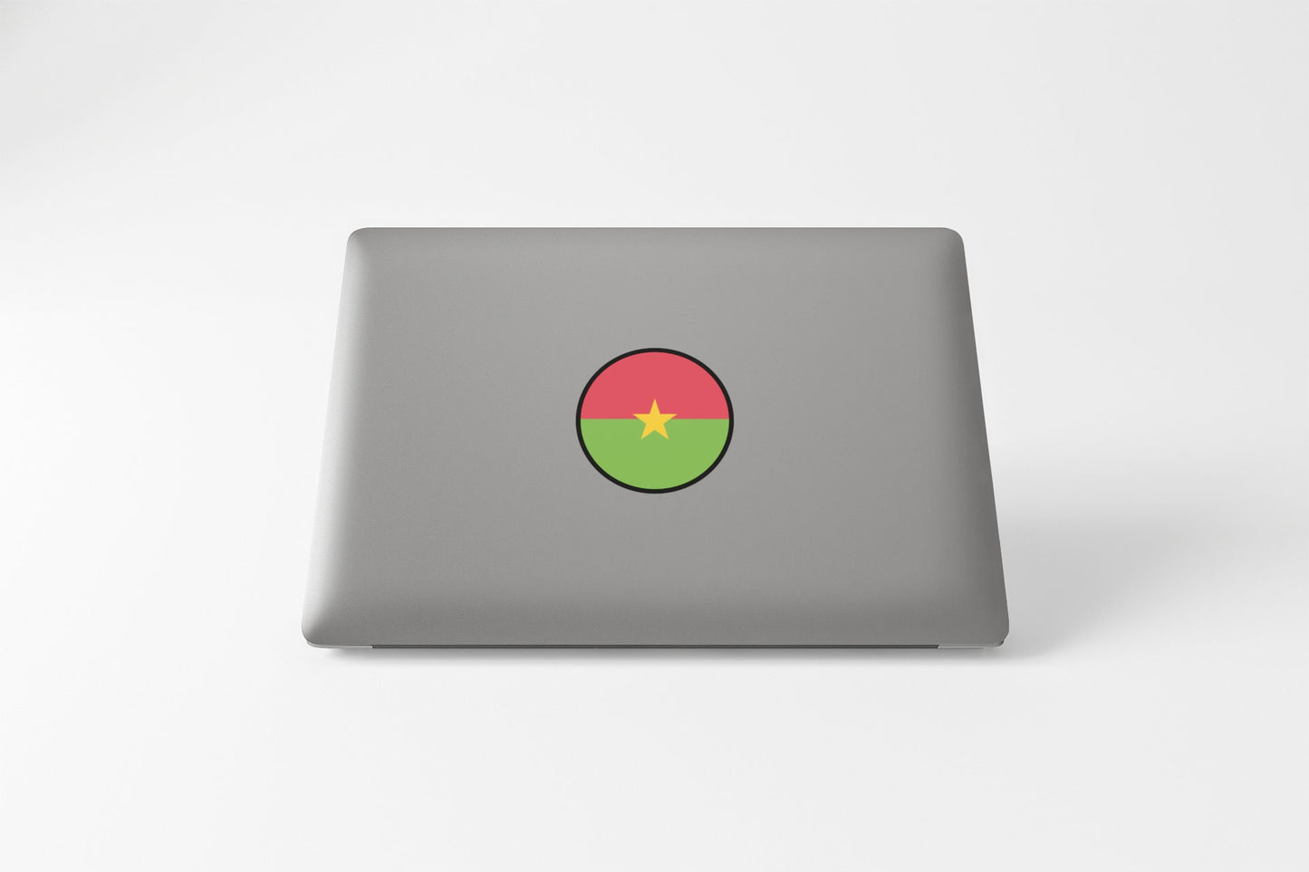 Burkina Faso Flag Circle Sticker Decal