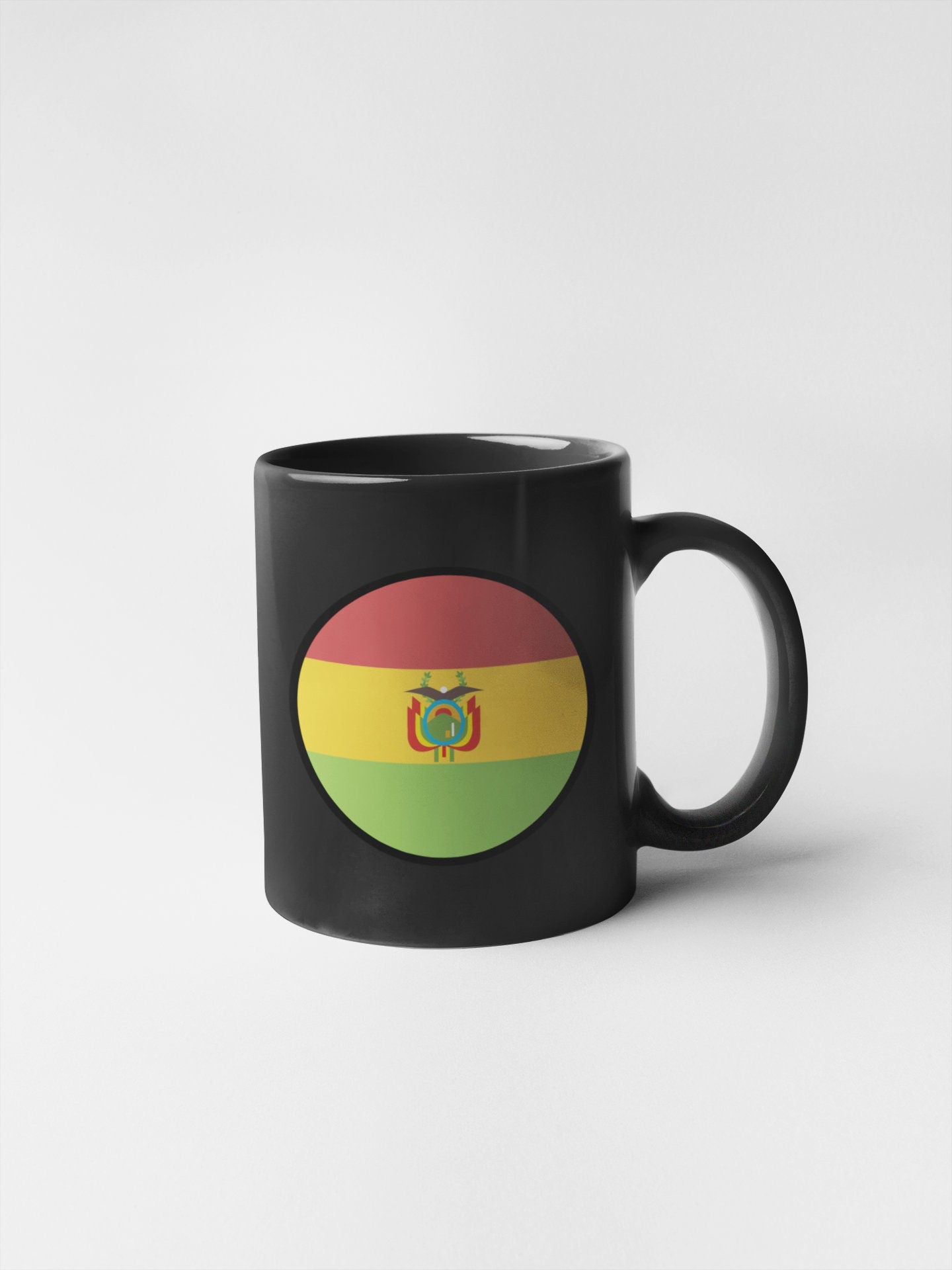 Bolivia Flag Circle Sticker Decal