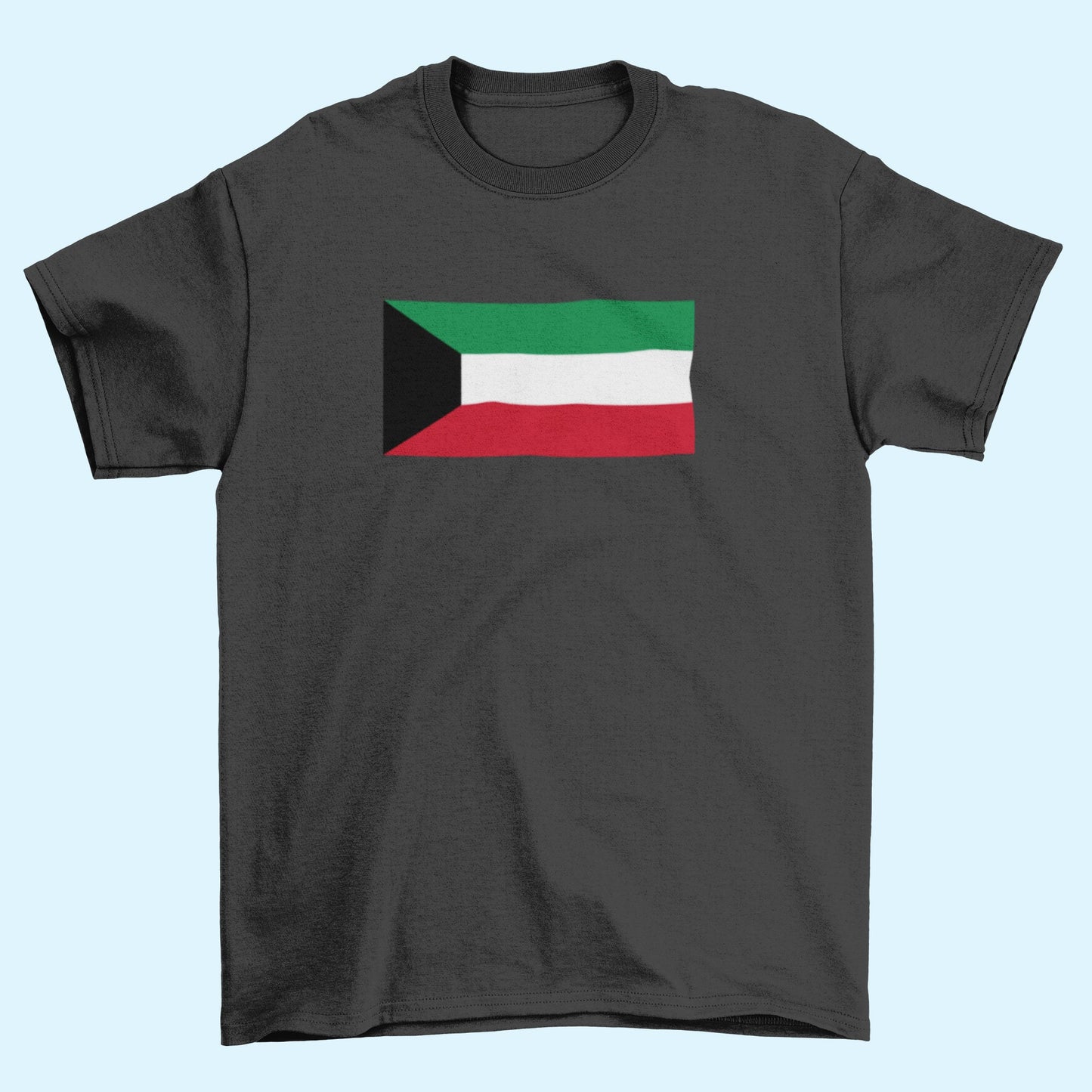 Kuwait Flag Iron On Heat Transfer Vinyl HTV / State of Kuwait / Kuwait City / Kuwaiti
