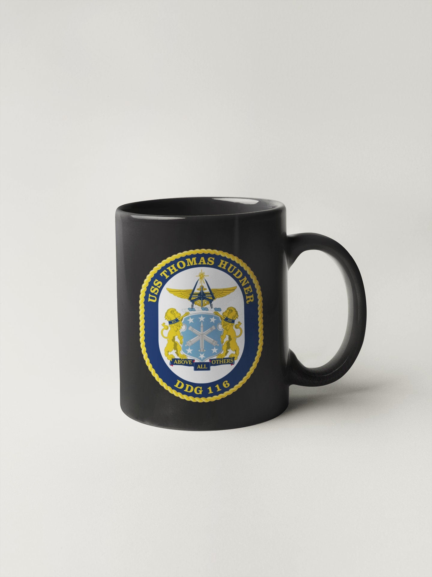 USS Thomas Hudner DDG-116 Badge Sticker Decal Arleigh Burke Class Destroyer Car Sticker Bumper Sticker for Car Emblem