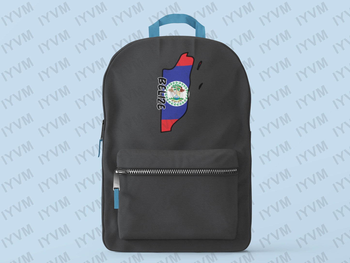 Belize Map Iron On Heat Transfer Vinyl HTV / Belmopan / Sub umbra floreo / Belizean