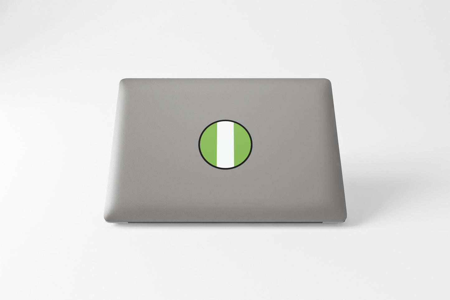 Nigeria Flag Circle Sticker Decal