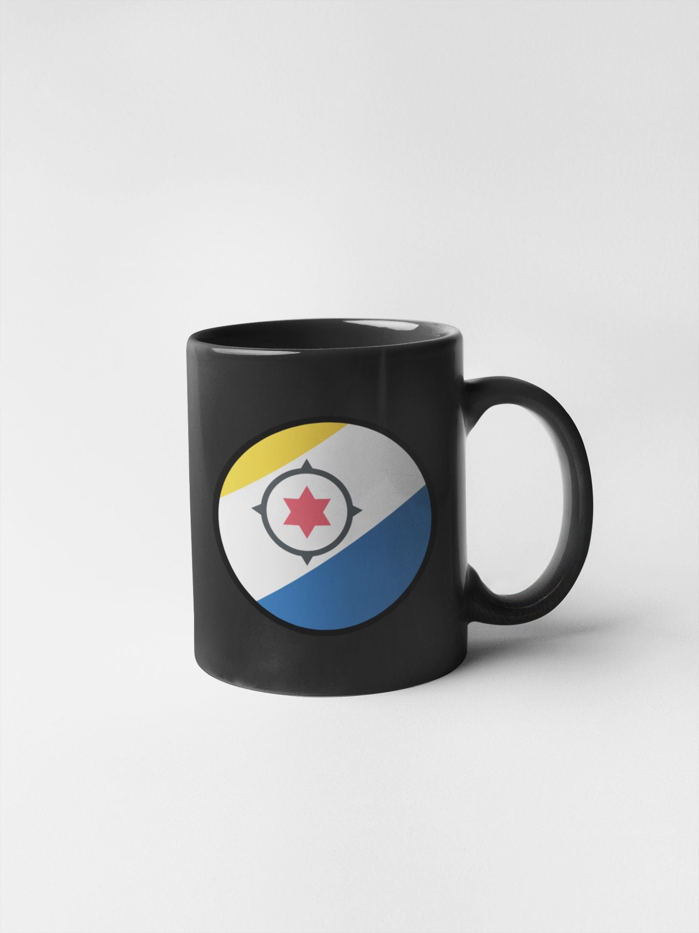 Caribbean Netherlands Flag Circle Sticker Decal
