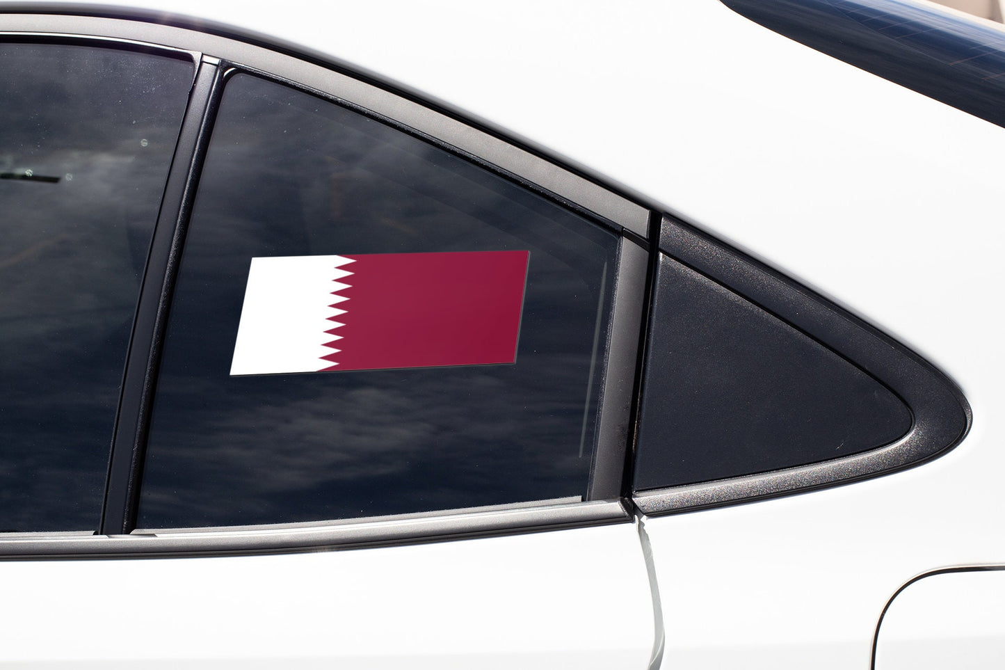 Qatar Flag Sticker Decal