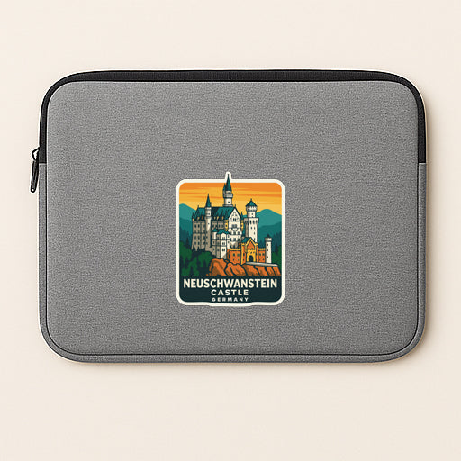 Neuschwanstein Castle Germany Iron On Heat Transfer Vinyl HTV Die-Cut Symbolic