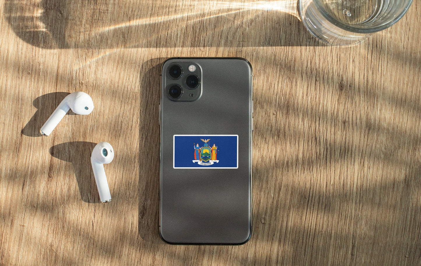 New York State Flag Vinyl Sticker Decal