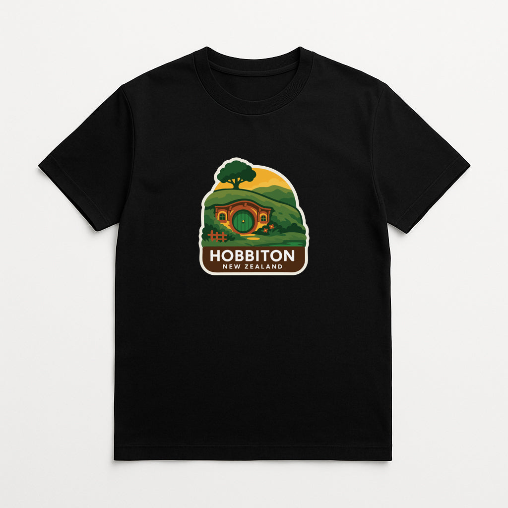 Hobbiton New Zealand Iron On Heat Transfer Vinyl HTV Die-Cut Symbolic Landmark