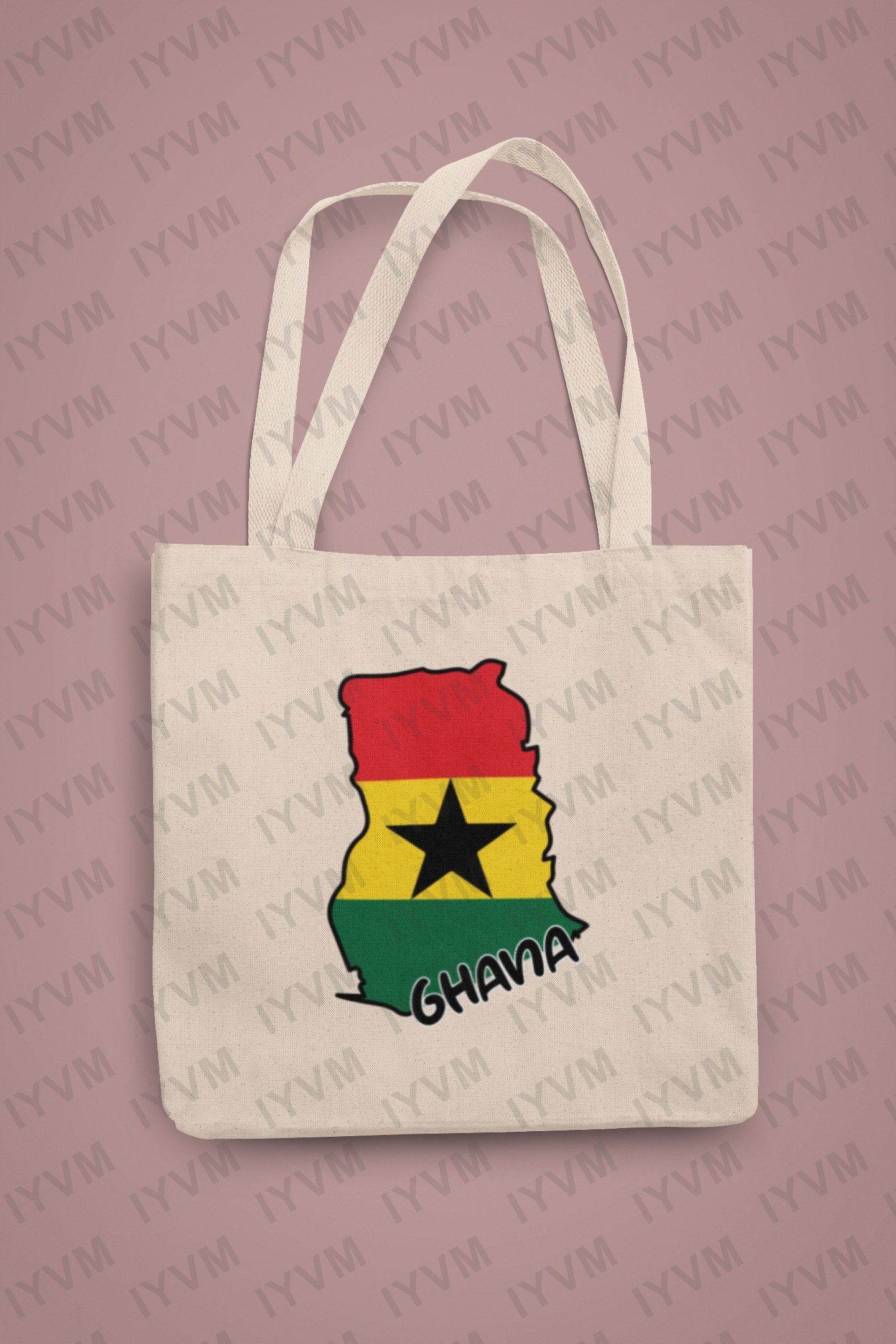 Ghana Map Iron On Heat Transfer Vinyl HTV / Republic of Ghana / Freedom and Justice / Accra / Ghanaian