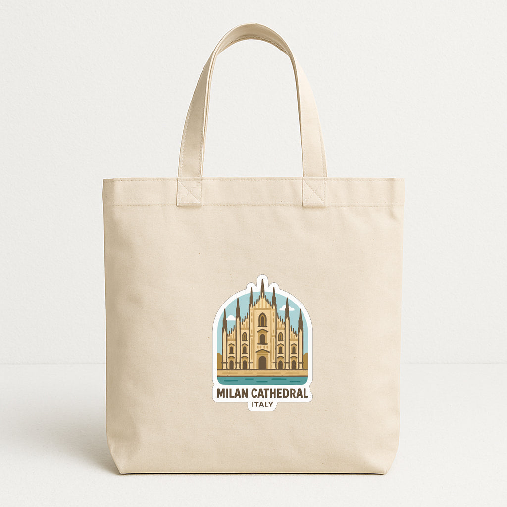 Milan Cathedral Italy Iron On Heat Transfer Vinyl HTV Die-Cut Symbolic Landmark