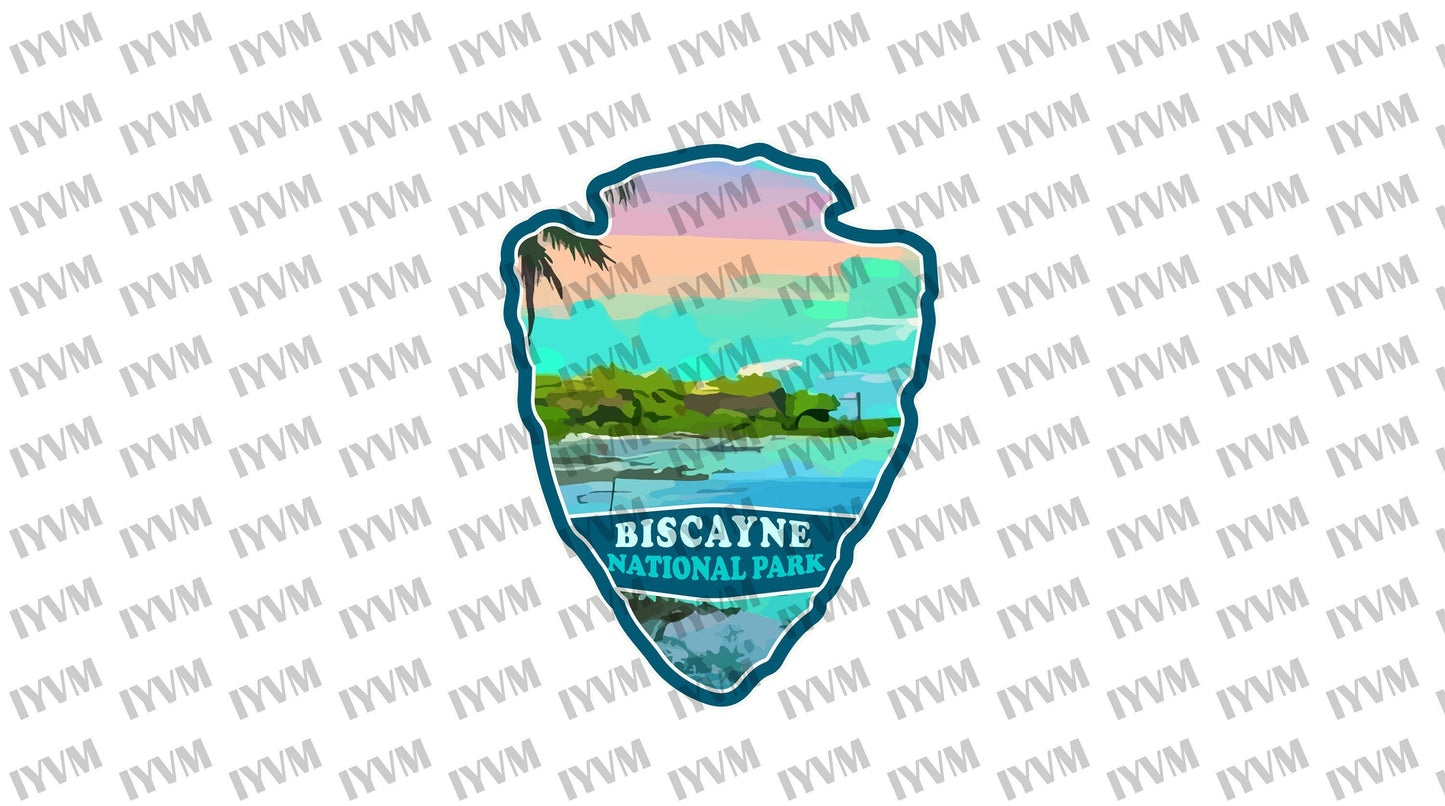 Biscayne National Park Sticker Decal - US National Parks Series