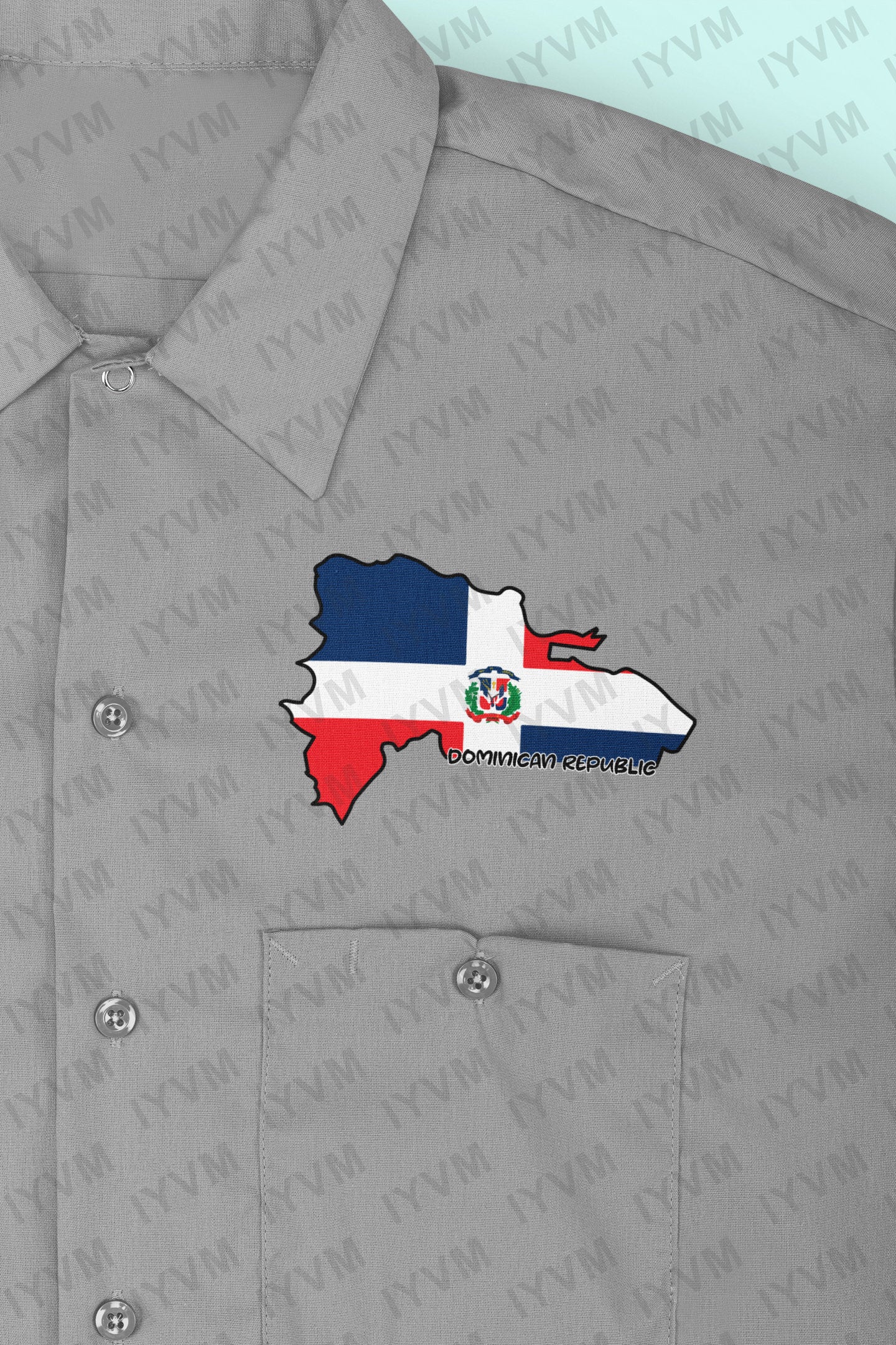 Dominican Republic Map Iron On Heat Transfer Vinyl HTV / República Dominicana / Dios, Patria, Libertad / Santo Domingo