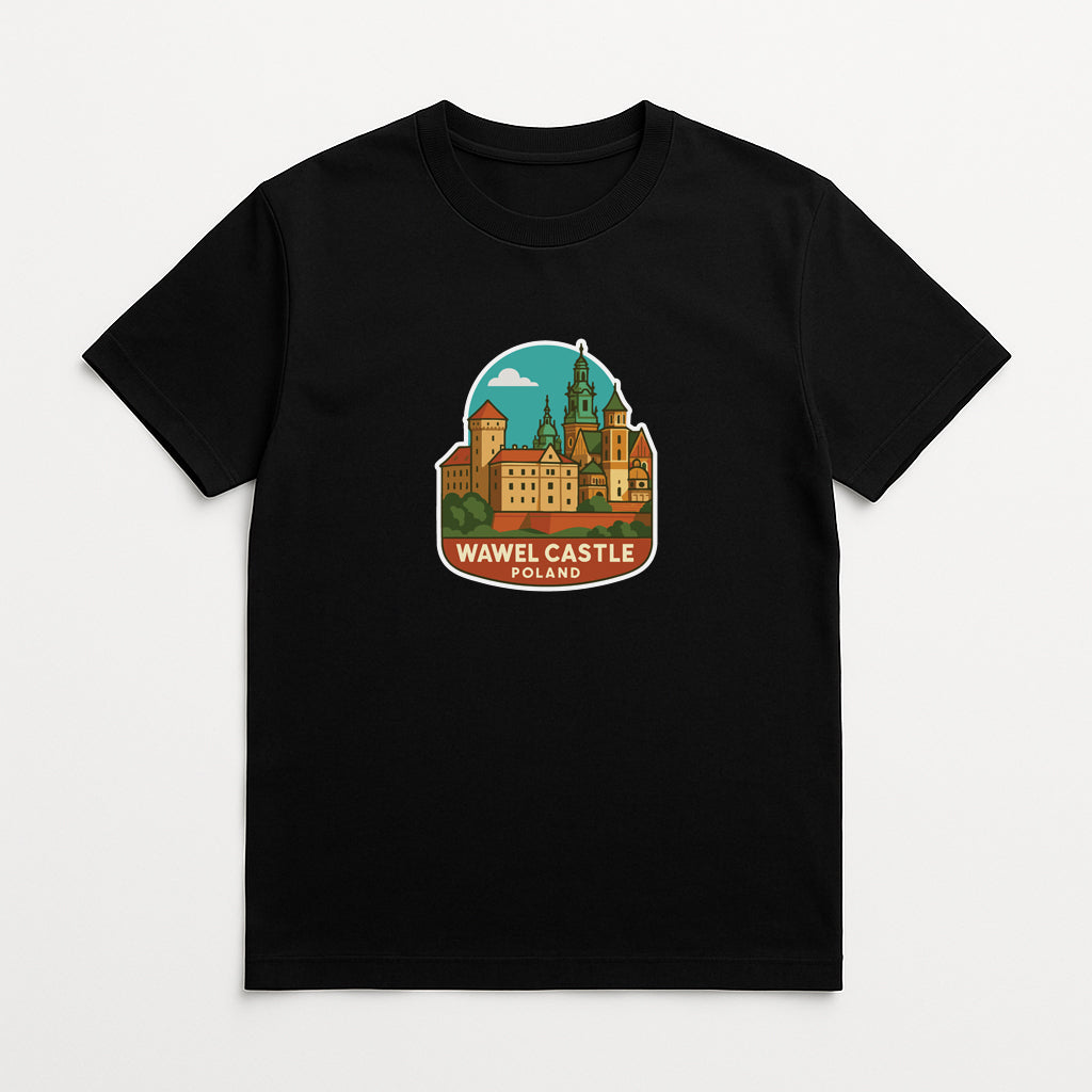 Wawel Castle Poland Iron On Heat Transfer Vinyl HTV Die-Cut Symbolic Landmark