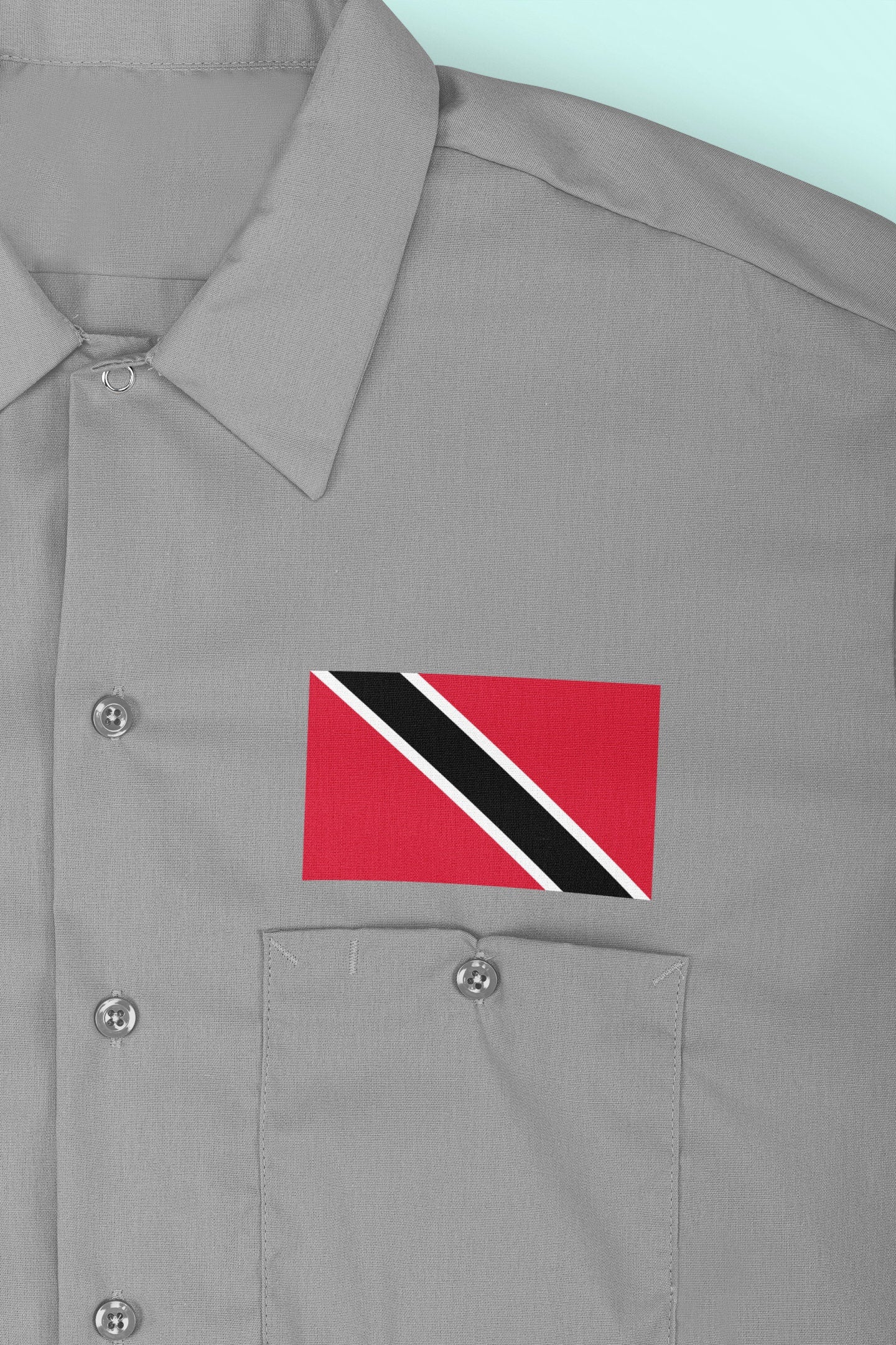 Trinidad and Tobago Flag Iron On Heat Transfer Vinyl HTV / Together We Aspire, Together We Achieve / Port of Spain / Trinbagonian / Trini