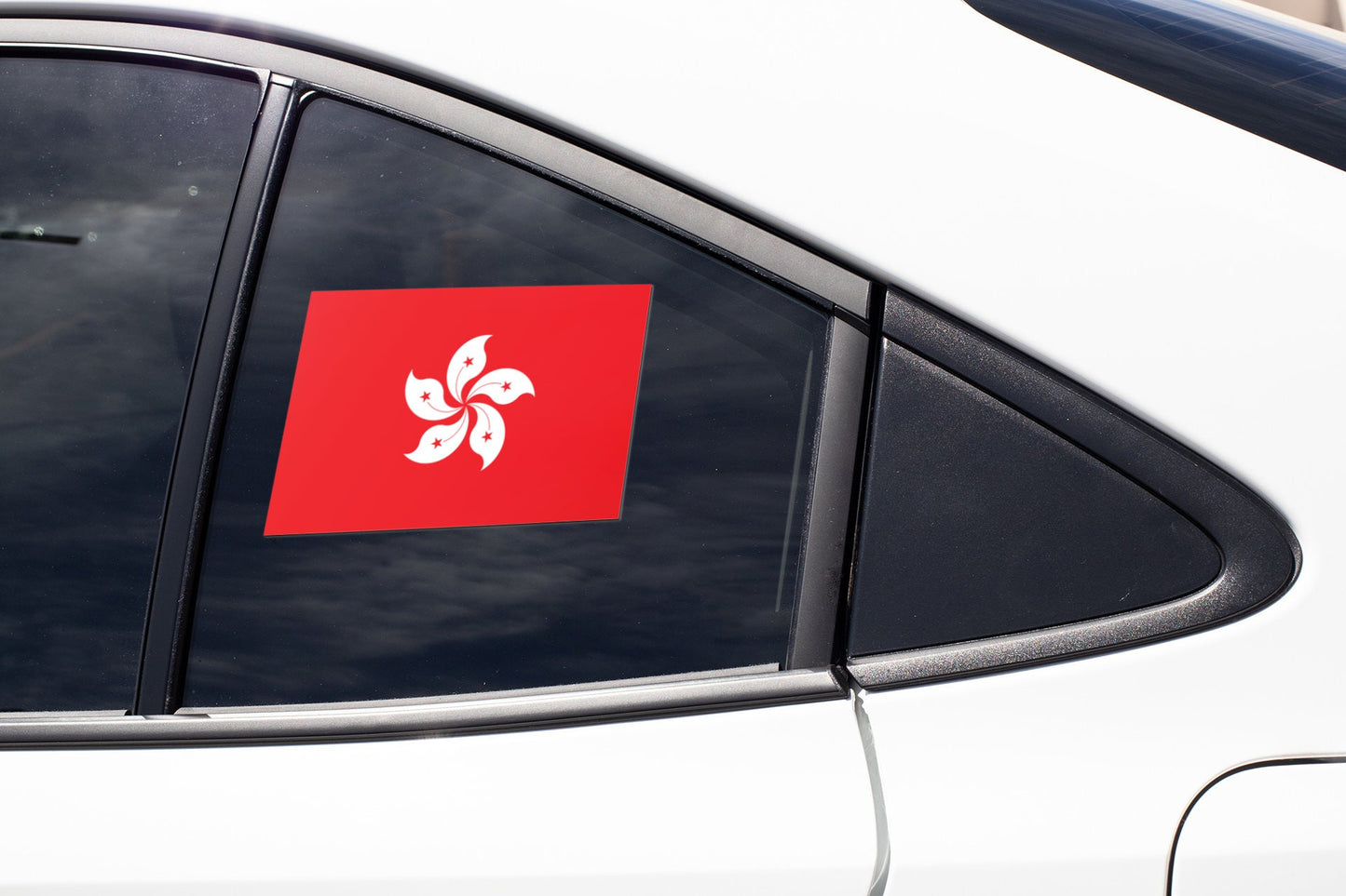 Hong Kong Flag Sticker Decal