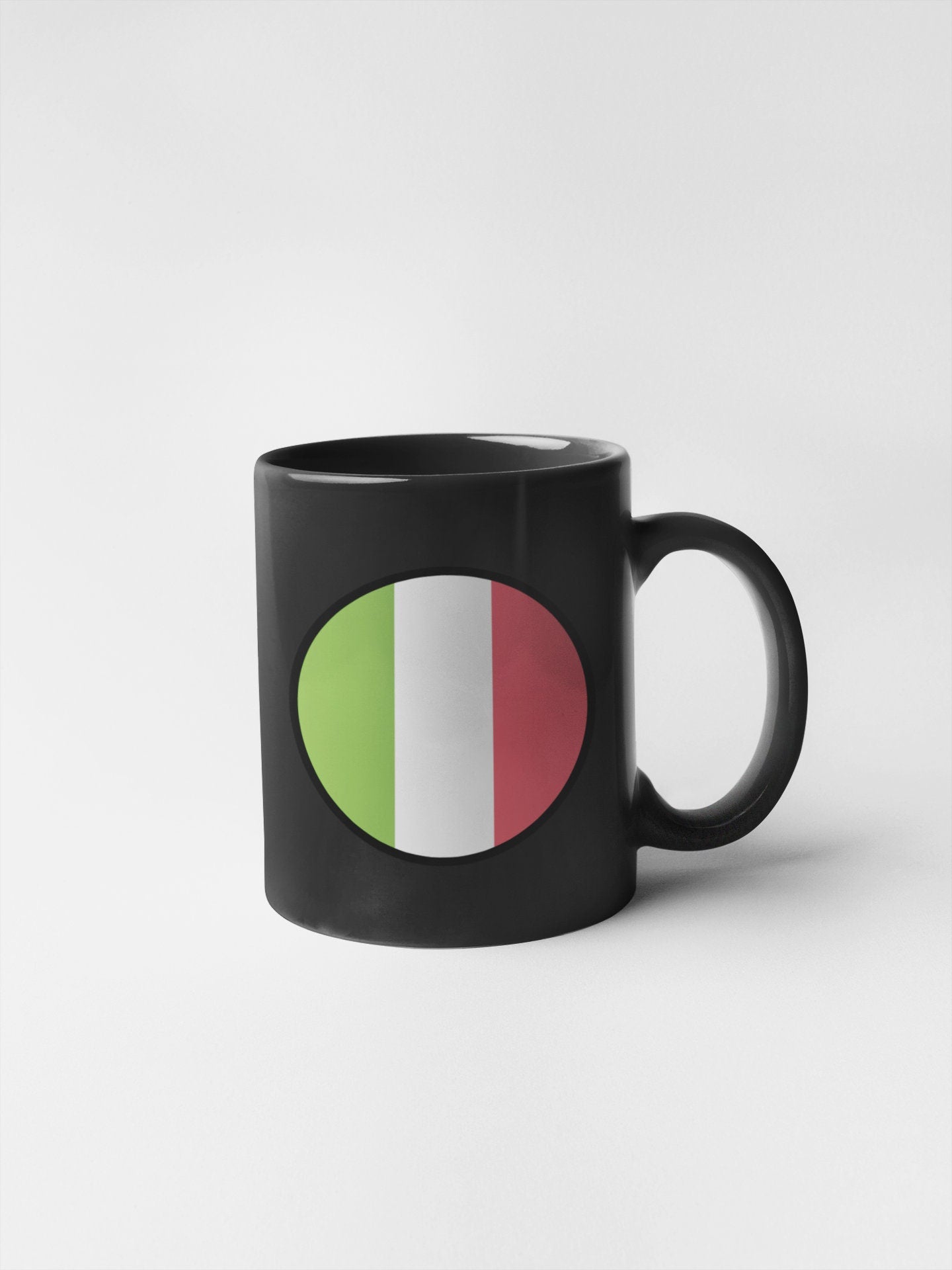 Italy Flag Circle Sticker Decal