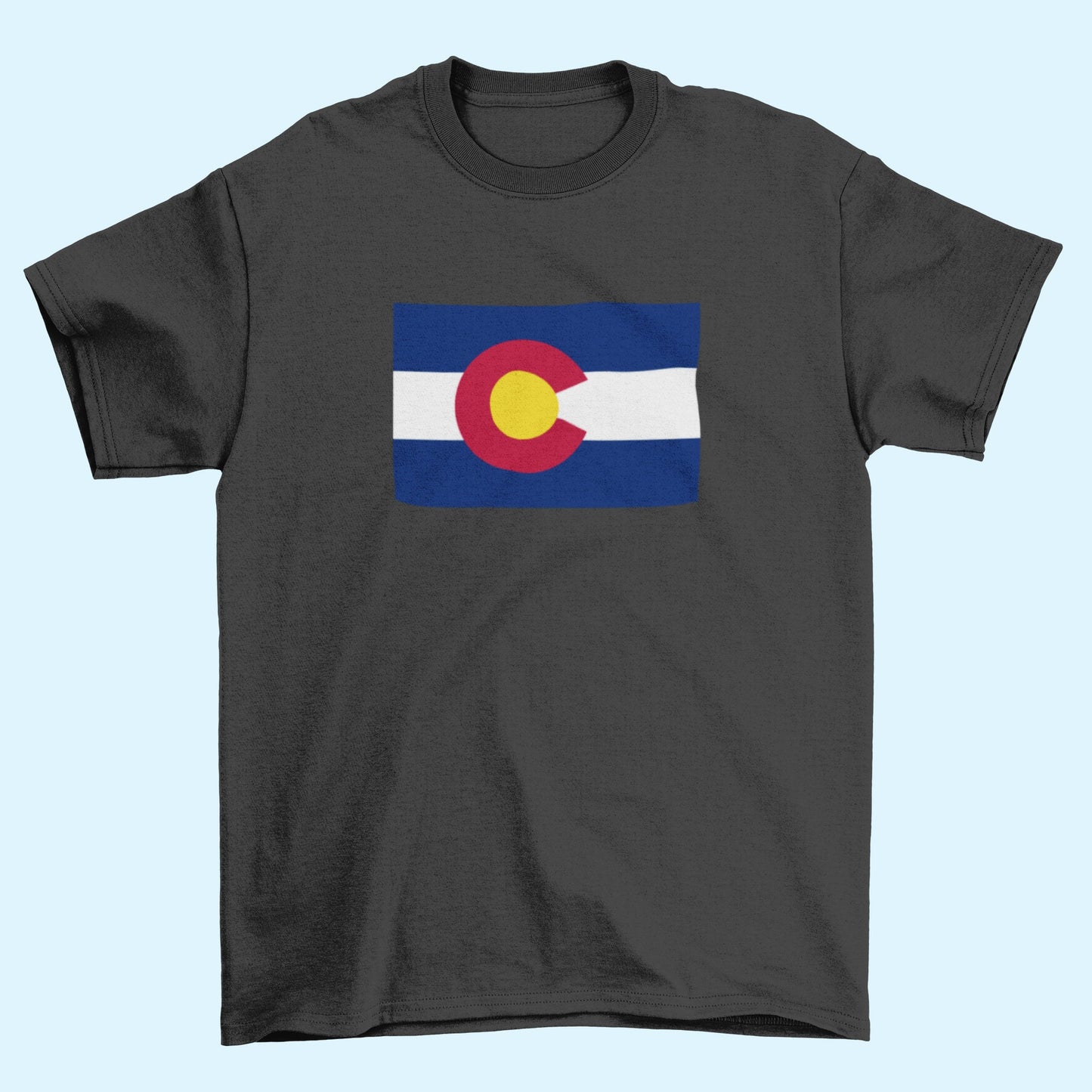 State of Colorado Flag Iron On Heat Transfer Vinyl HTV State  Denver  The Centennial State  Buffalo Plains State  Colorful Colorado