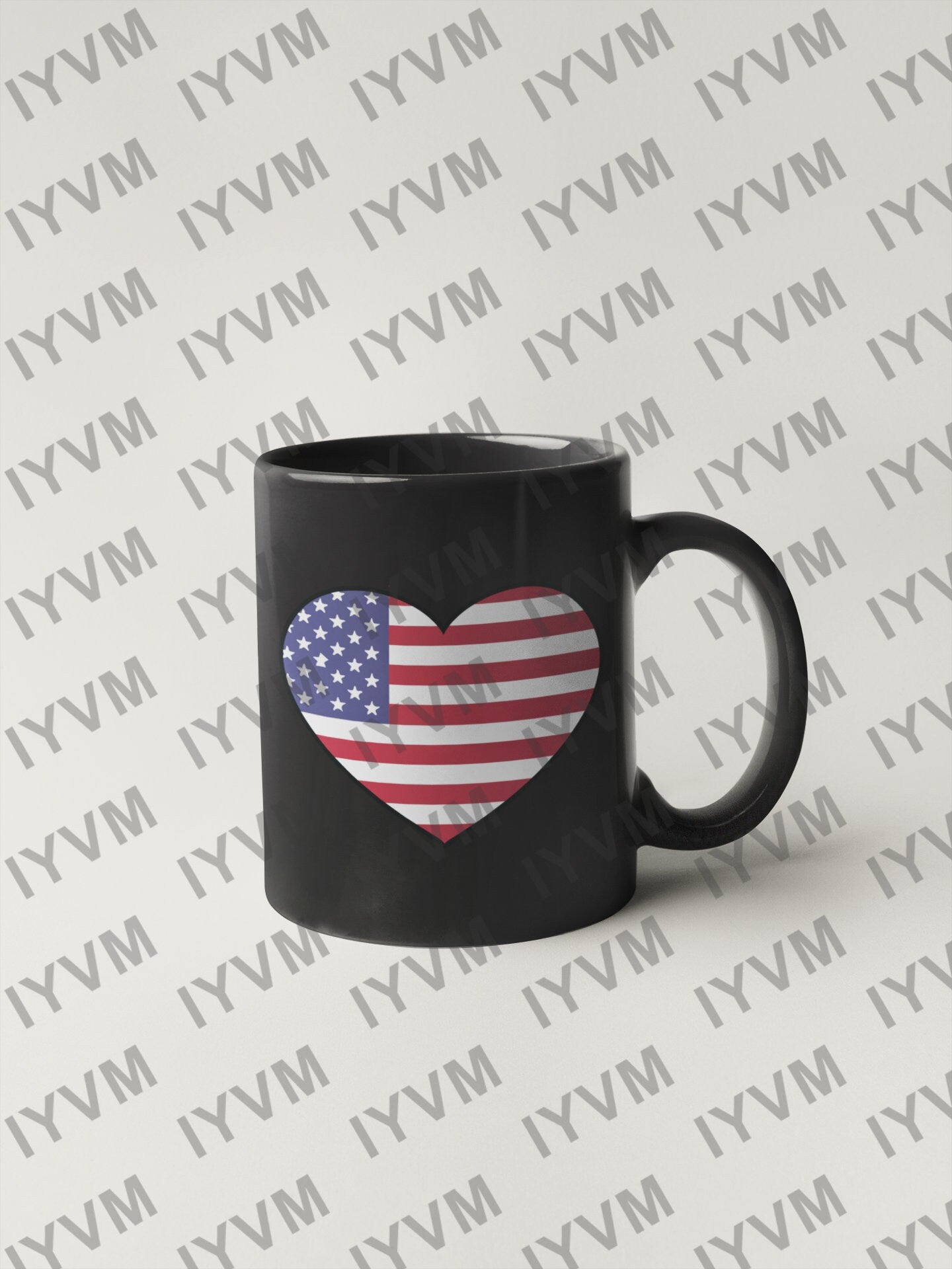 USA Flag Heart Sticker Decal / United States of America / In God We Trust / Washington DC / American