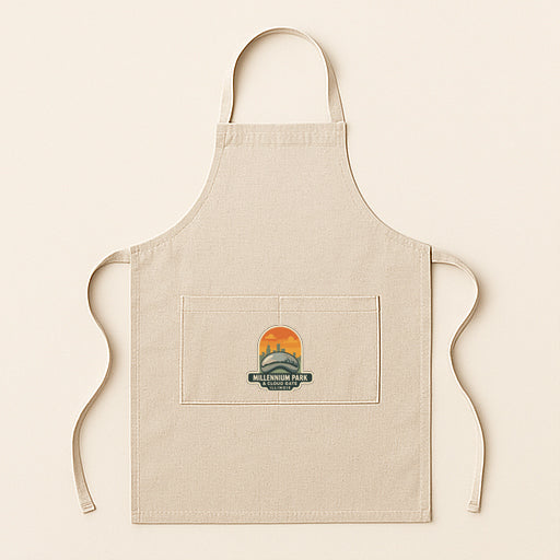 Millennium Park & Cloud Gate Bean Iron On Heat Transfer Vinyl HTV Symbolic