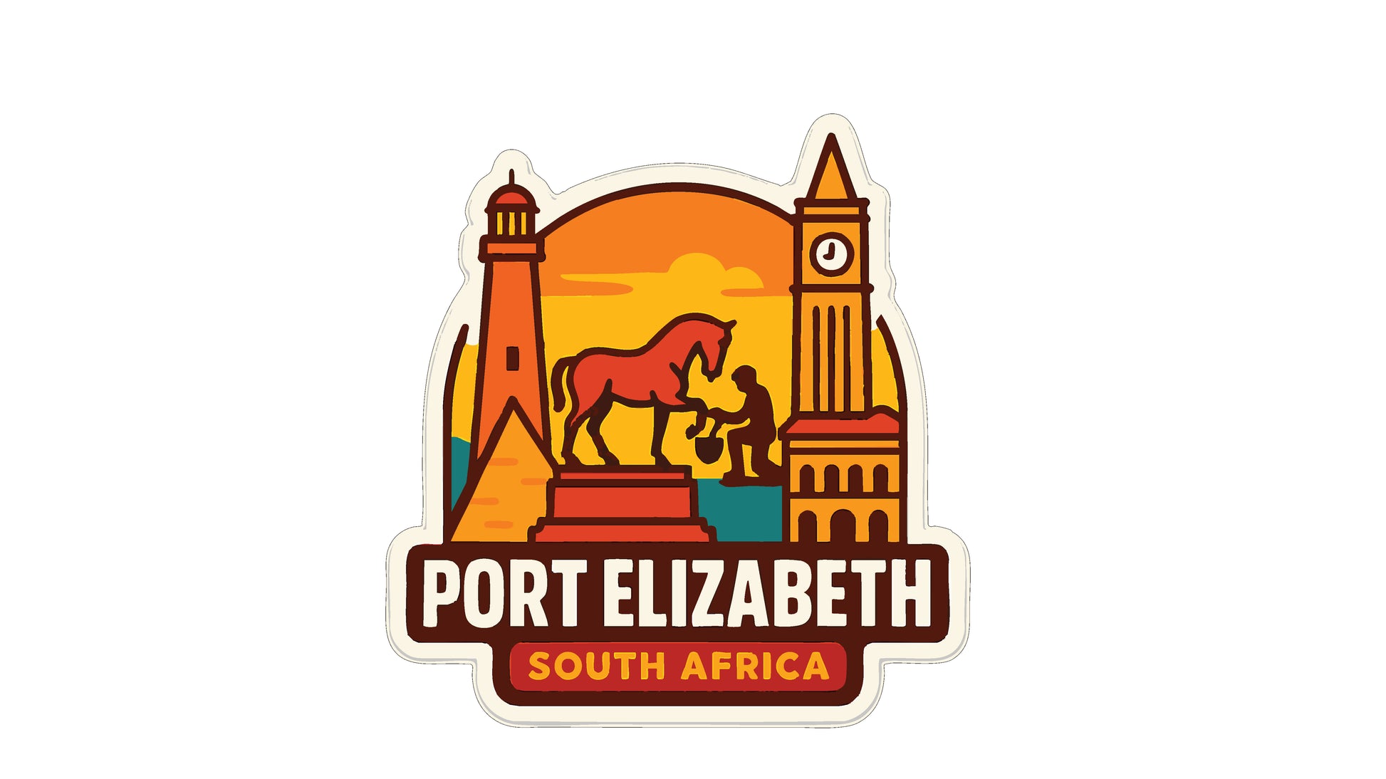 a logo for Port Elizabeth, South Africa.