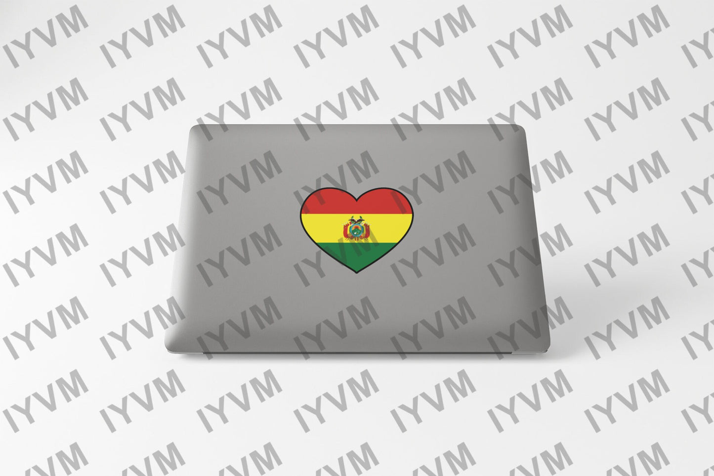 Bolivia Flag Heart Sticker Decal / Sucre / La Unión es la Fuerza / the Plurinational State of Bolivia