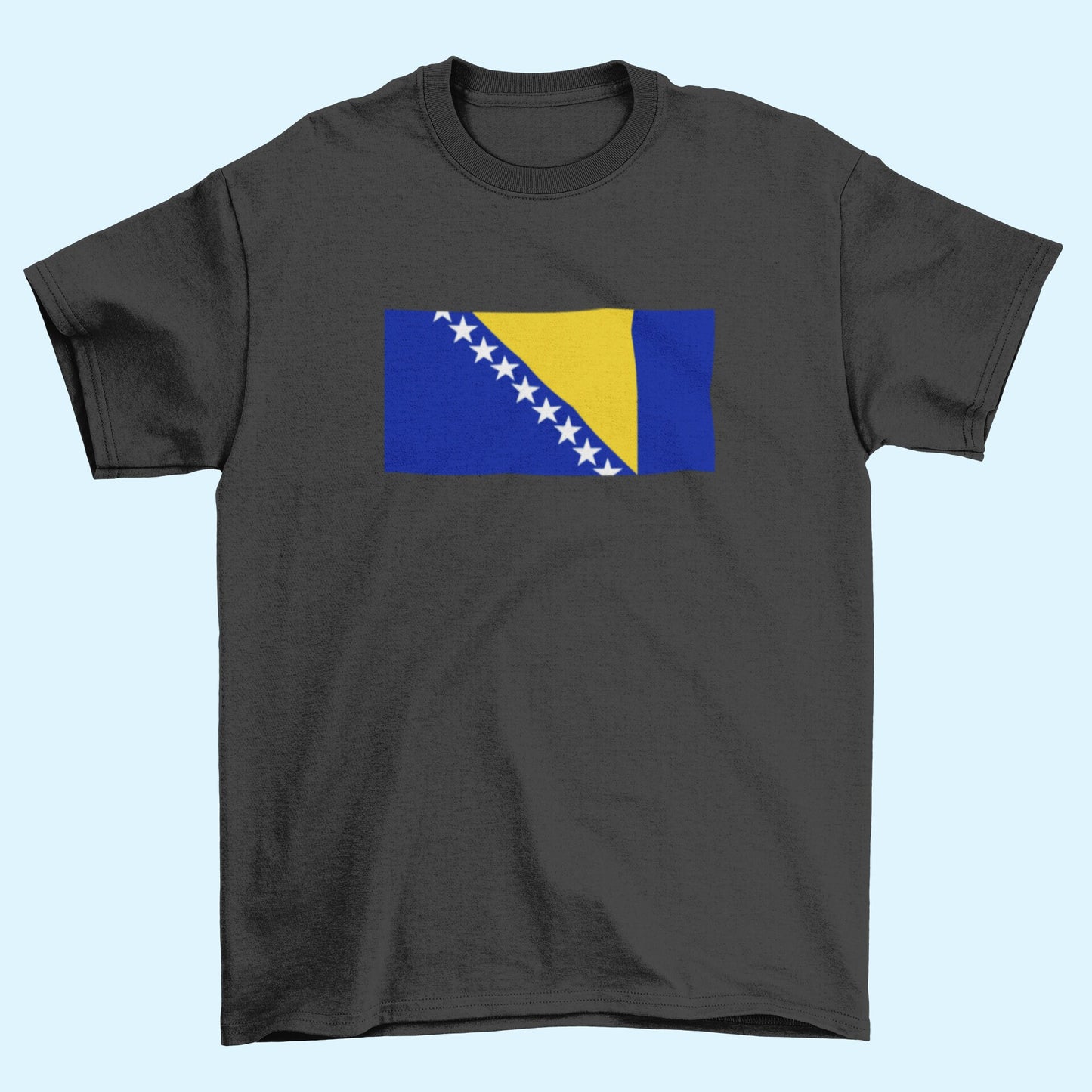 Bosnia and Herzegovina Flag Iron On Heat Transfer Vinyl HTV / Sarajevo / Bosnian / Herzegovinian / BiH / B&H / Bosnia–Herzegovina