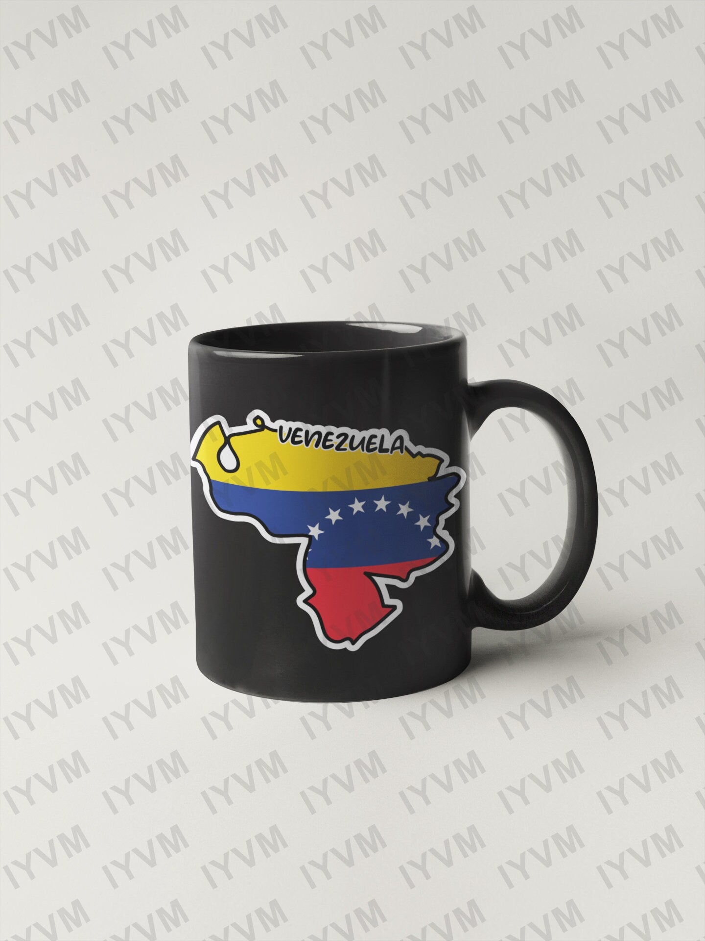 Venezuela Map Flag Sticker Decal / Bolivarian Republic of Venezuela / República Bolivariana de Venezuela / Caracas / Venezuelan