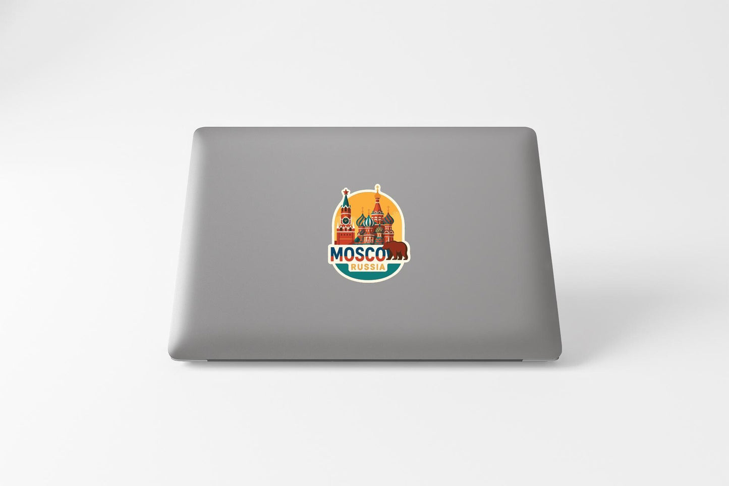 a sticker of the Kremlin, a famous landmark in Moscow, Russia.