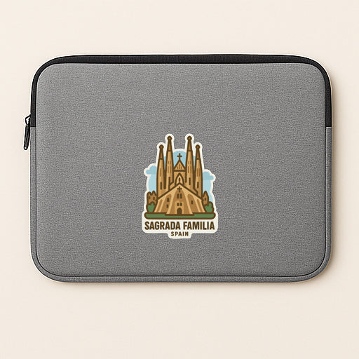 Sagrada Familia Spain Iron On Heat Transfer Vinyl HTV Die-Cut Symbolic Landmark