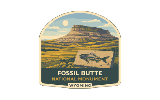 a fossilized fish, which is a part of the Fossil Butte National Monument in Wyoming.