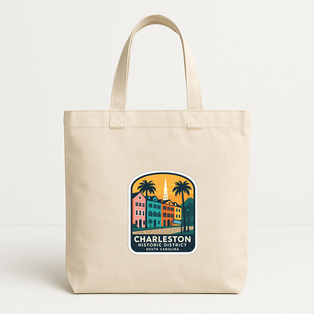 Charleston Historic District Iron On Heat Transfer Vinyl HTV Symbolic Landmark