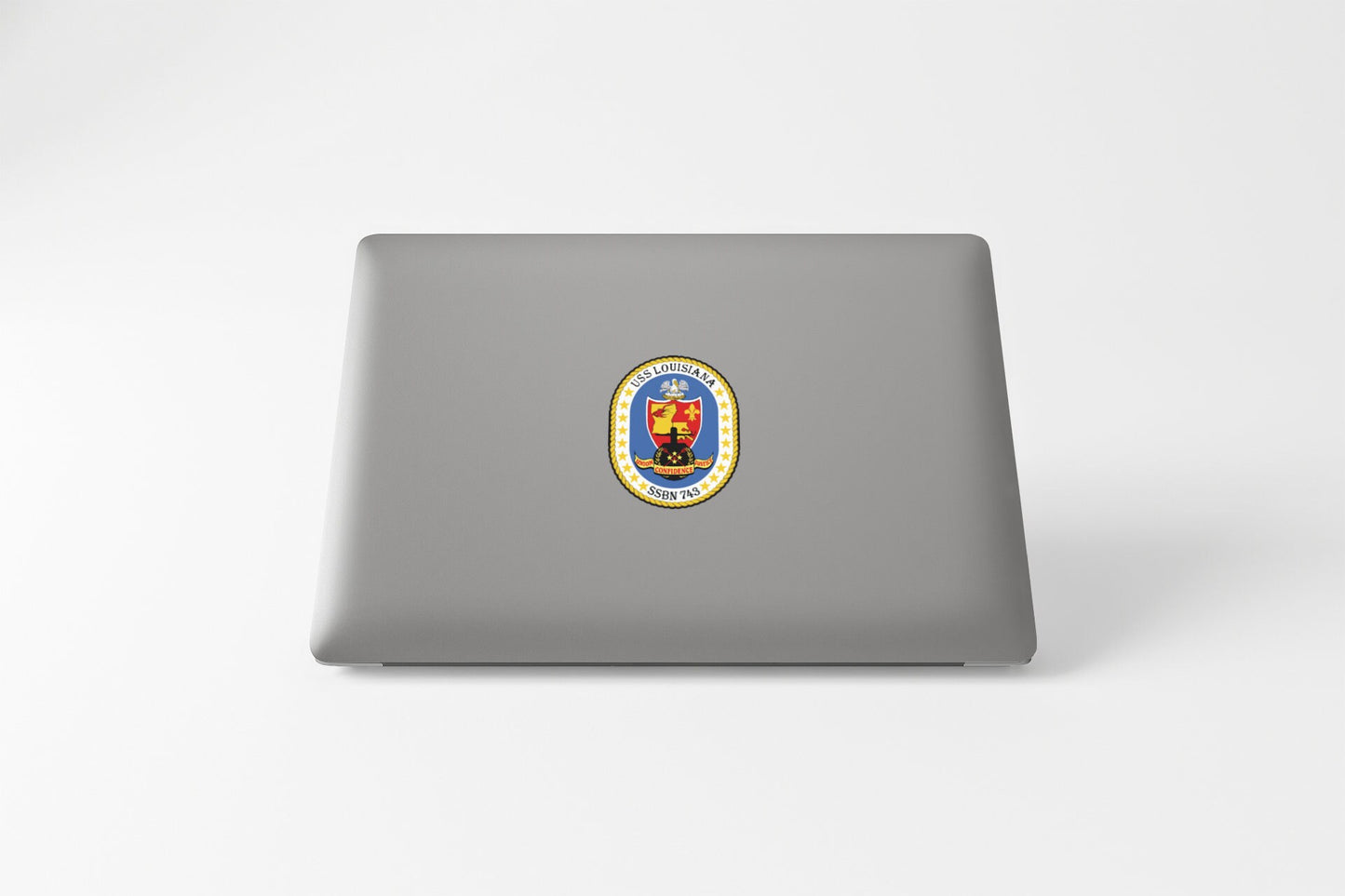 USS Louisiana SSBN-743 Badge Sticker Decal Ohio Class Ballistic Missile Submarine Car Sticker Bumper Sticker for Car Emblem
