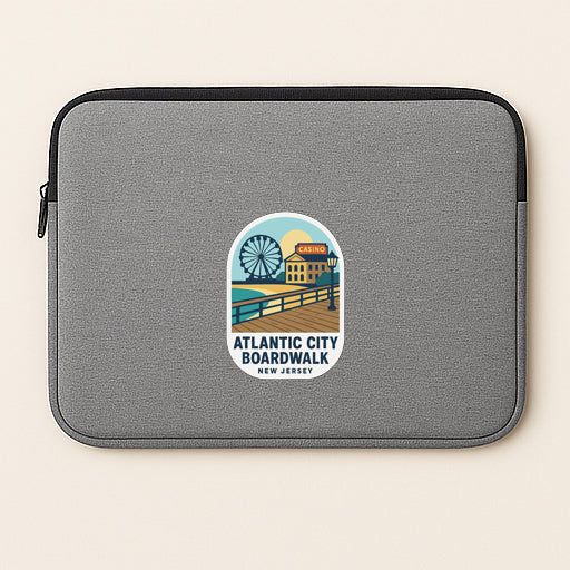 Atlantic City Boardwalk New Jersey Iron On Heat Transfer Vinyl HTV Symbolic