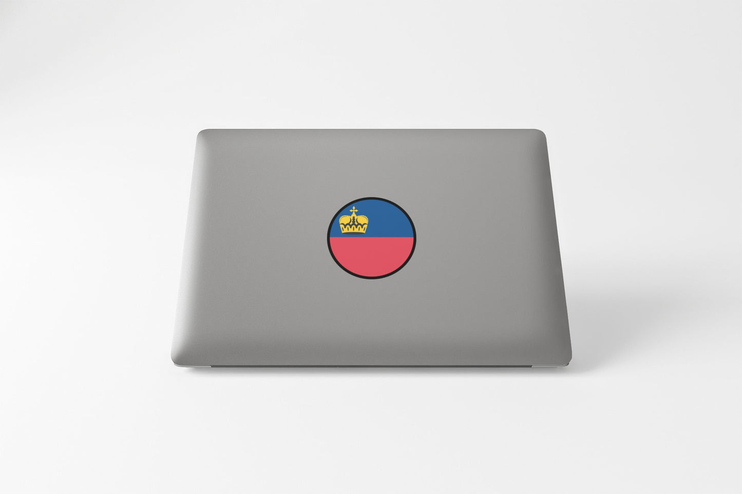 Liechtenstein Flag Circle Sticker Decal