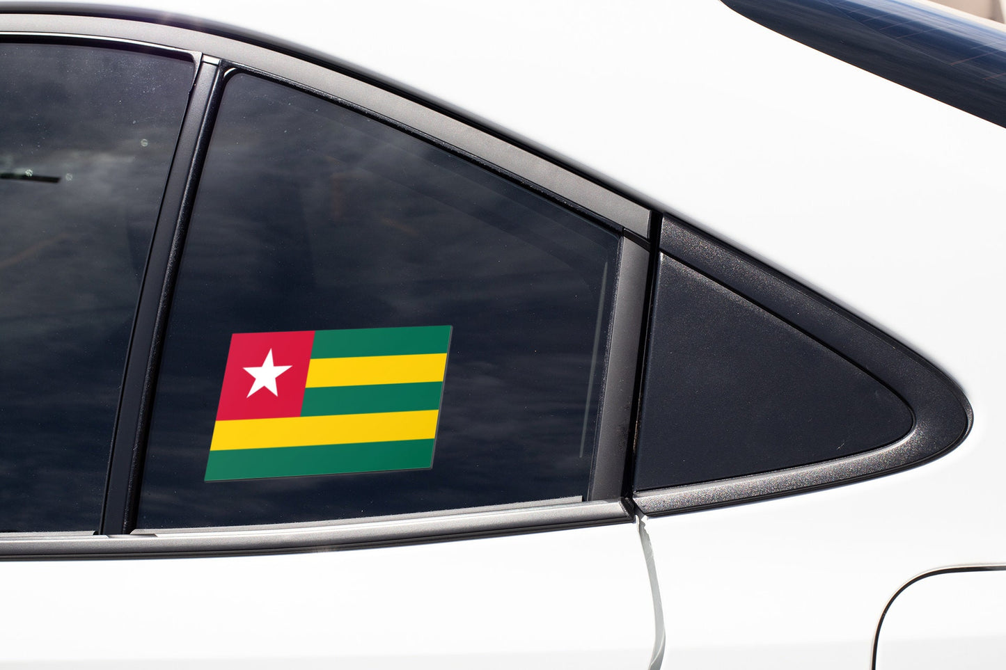 Togo Flag Sticker Decal / Lomé / Togolese