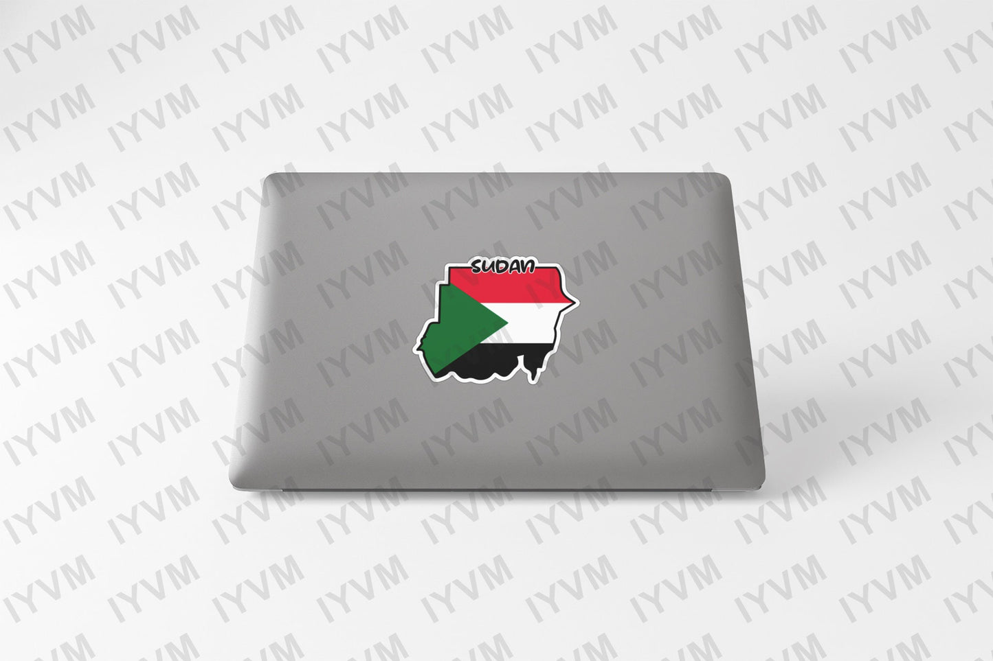 Sudan Map Flag Sticker Decal / Republic of the Sudan / North Sudan / Khartoum / Omdurman / Sudanese