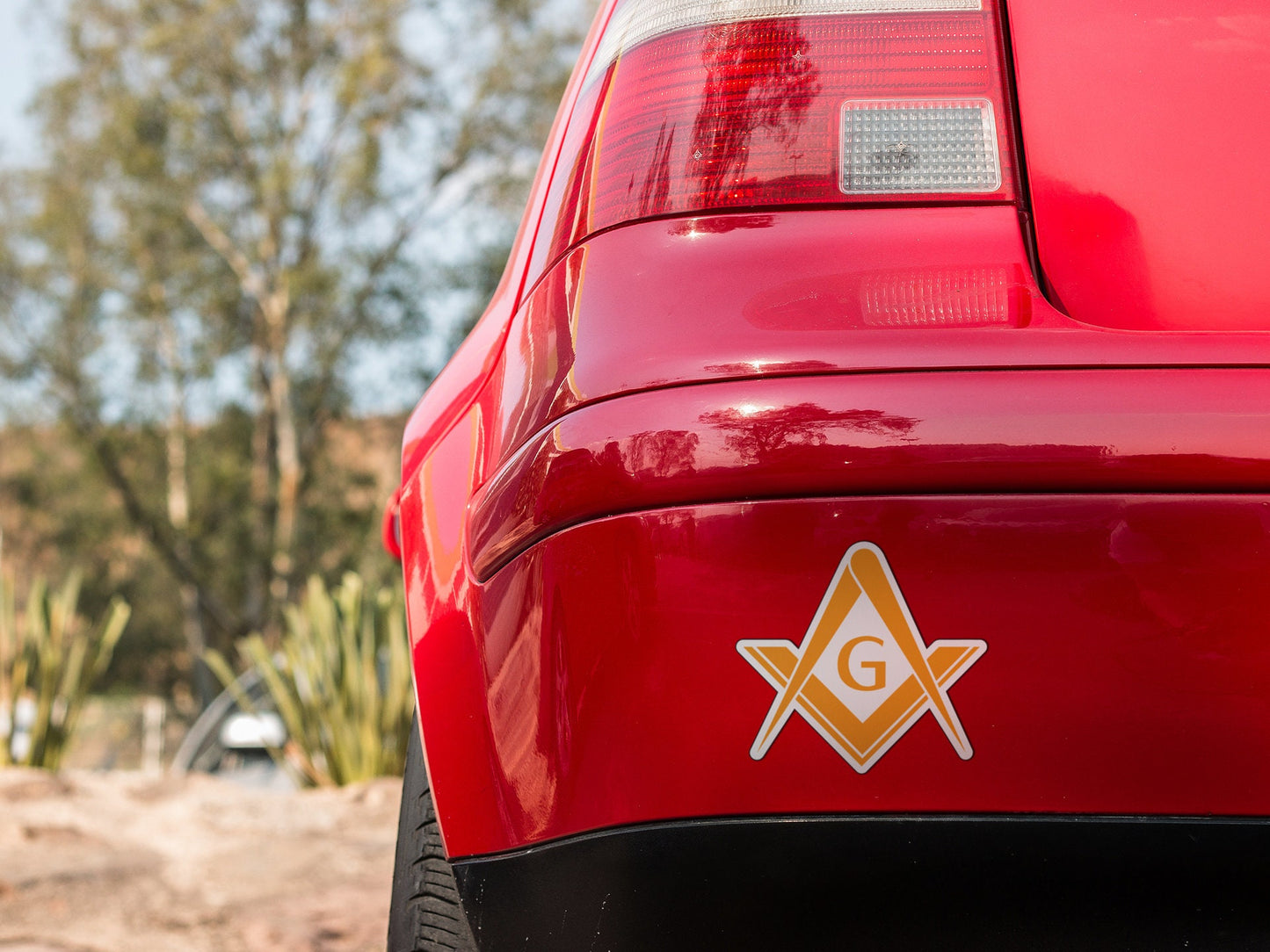 Freemason Masonic Sticker Decal / Freemasonry / Compass and Square / Masonry / Lodges / Guild