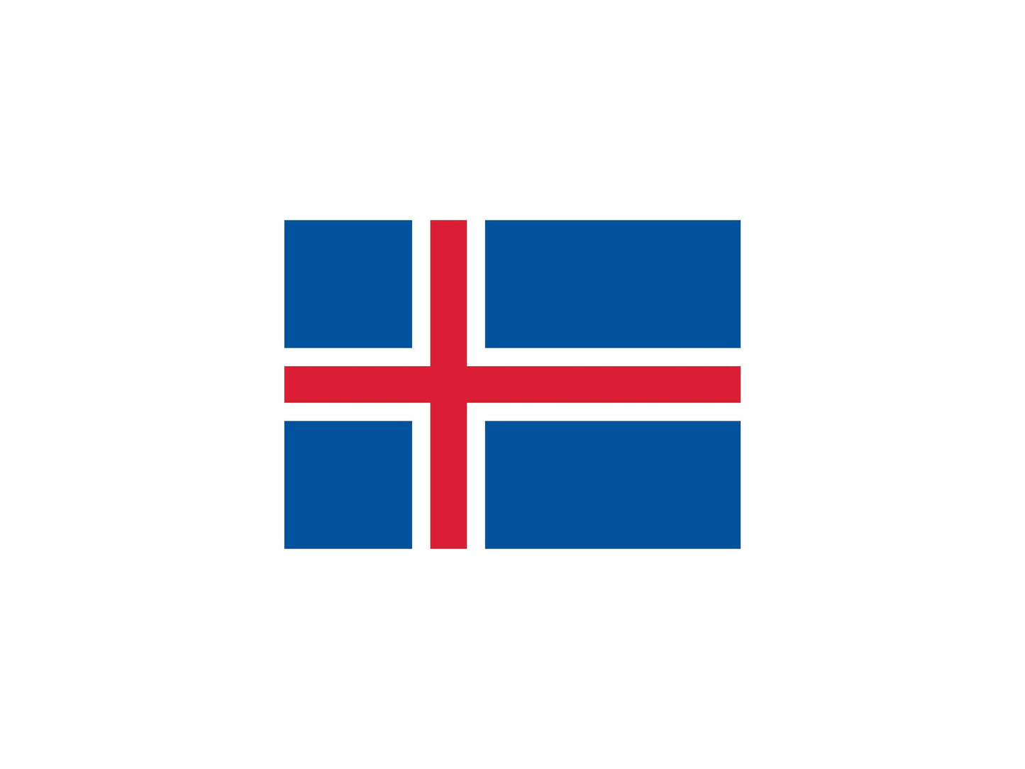Iceland Flag Sticker Decal