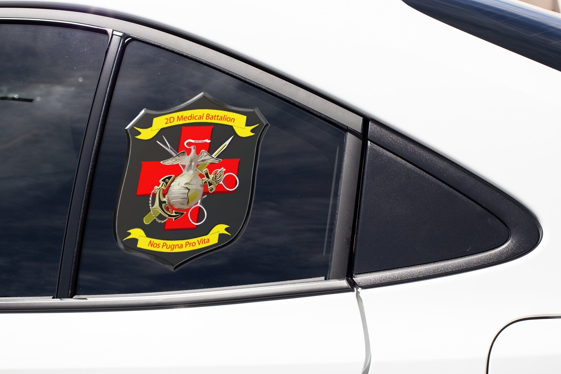 a close up of a car window with a sticker on it