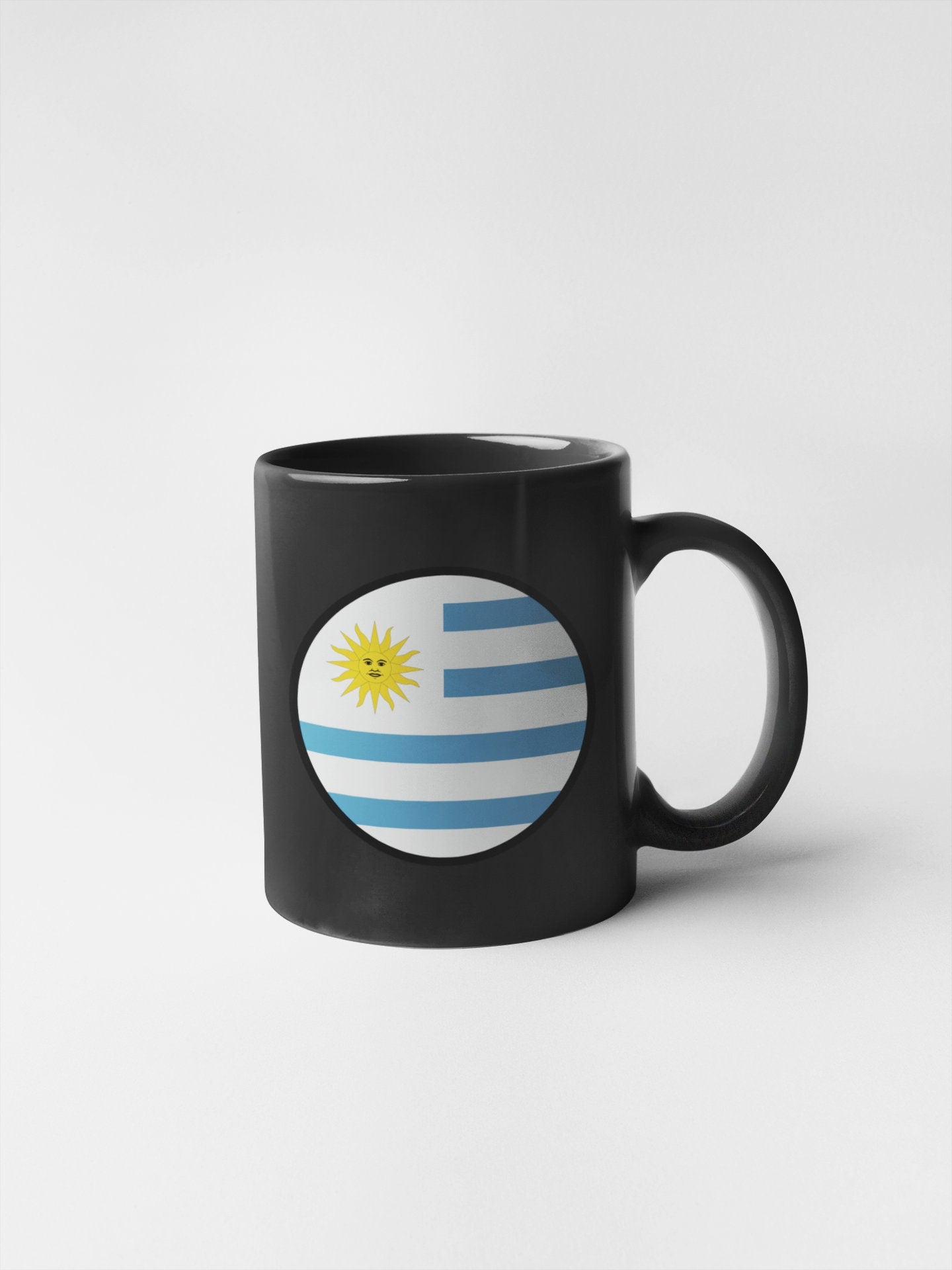 Uruguay Flag Circle Sticker Decal