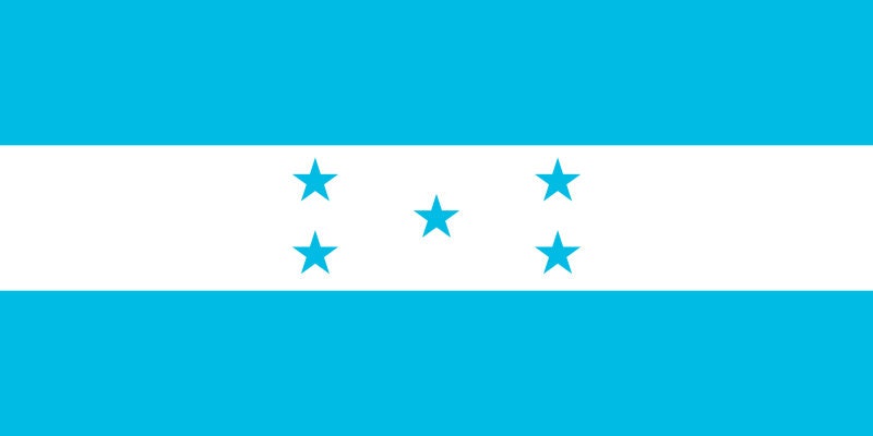 Honduras Flag Sticker Decal / Republic of Honduras / Libre, Soberana e Independiente / Tegucigalpa / Honduran