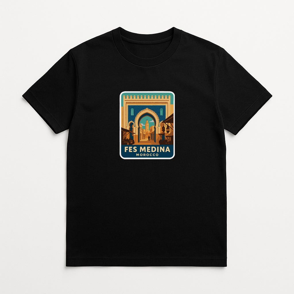 Fes Medina Morocco Iron On Heat Transfer Vinyl HTV Die-Cut Symbolic Landmark